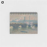 Waterloo Bridge, Gray Day - クロード モネ Memo.