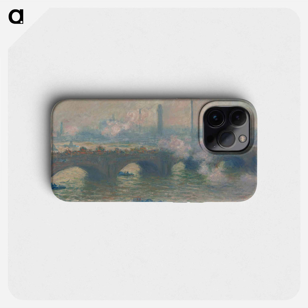 Waterloo Bridge, Gray Day - クロード モネ Phone Case.