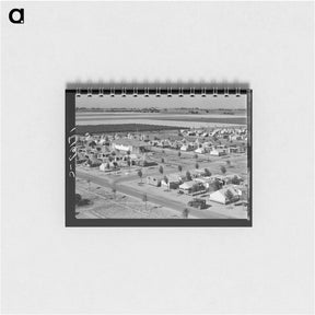 アートメモ帳-Farm Security Administration camp for migrant agricultural workers at Shafter, California by Dorothea Lange - ドロテア ラング Memo.