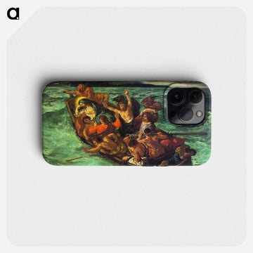 Christ on the Lake of Gennezaret - ウジェーヌ ドラクロワ Phone Case.