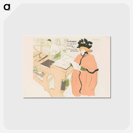 アートポストカード-L'Estampe originale, Album I - アンリ ド トゥールーズ ロートレック Postcard.