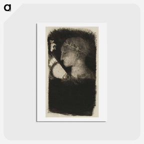 アートポストカード-Adverse Glory - オディロン ルドン Postcard.