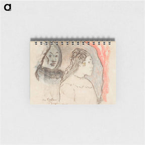 アートメモ帳-Study of Tahitian Heads - ポール ゴーギャン Memo.
