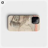 Study of Tahitian Heads - Paul Gauguin Phone Case.