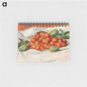 アートメモ帳-Strawberries and Almonds - ピエール オーギュスト ルノワール Memo.