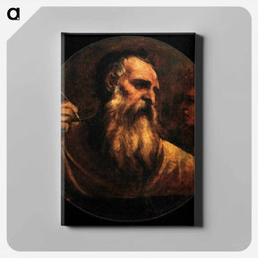 アートパネル-St Matthew - ティツィアーノ ヴェチェッリオ Canvas.