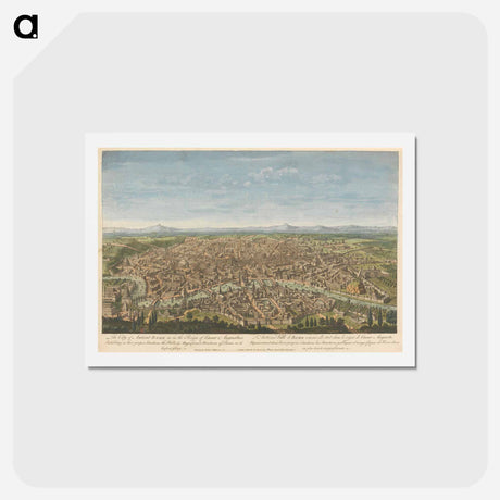 アートポストカード-The City of Ancient Rome as in the Reign of Caesar Augustus
 - イェール大学アートギャラリー Postcard.