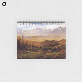 アートメモ帳-In the Foothills of the Mountains - アルバート ビアスタット Memo.