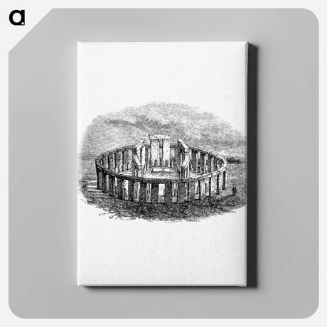 アートパネル-Stonehenge from Ancient and Modern Travelers, or Choice of Travel Relationships
 - 大英図書館 Canvas.