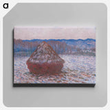 Haystacks - Claude Monet Canvas.