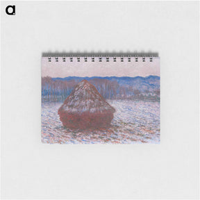 アートメモ帳-Haystacks - クロード モネ Memo.