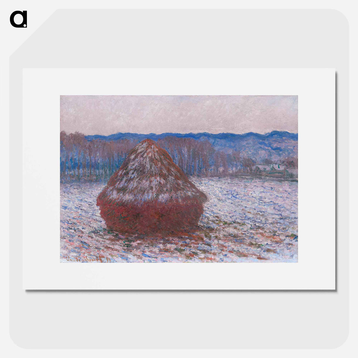 Haystacks - Claude Monet Poster.