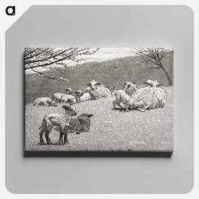 アートパネル-Spring Lamb
 - クリーブランド美術館 Canvas.