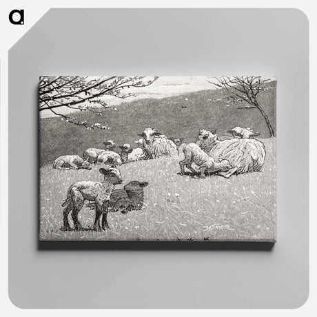 アートパネル-Spring Lamb
 - クリーブランド美術館 Canvas.