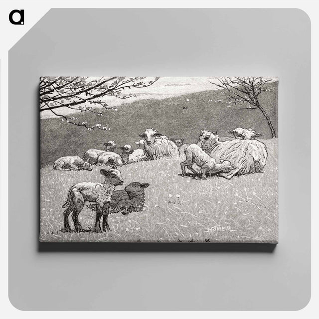 アートパネル-Spring Lamb
 - クリーブランド美術館 Canvas.