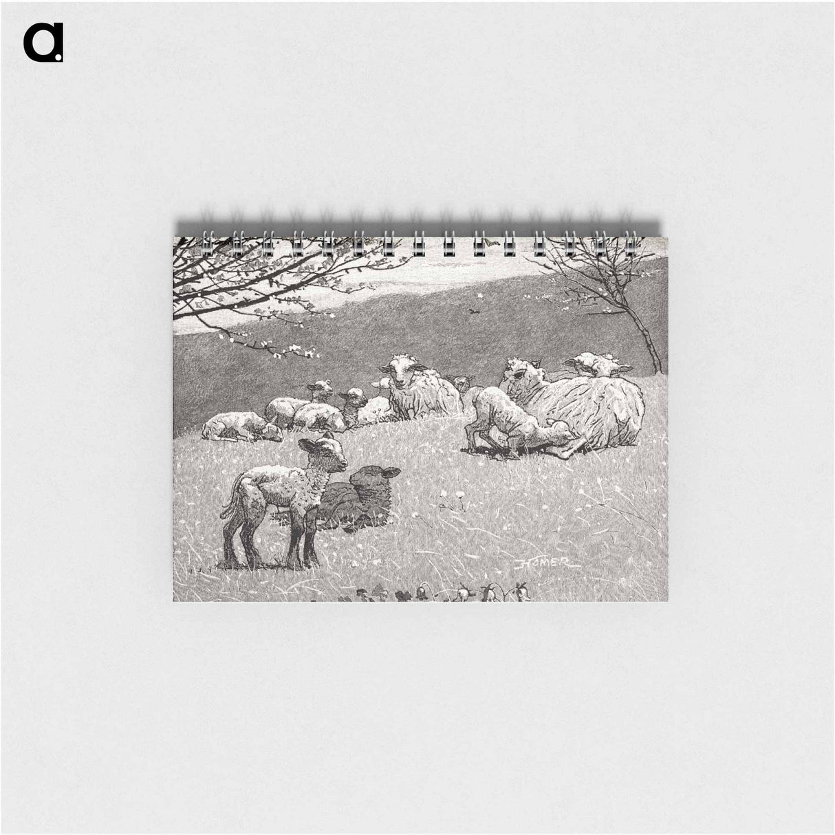 アートメモ帳-Spring Lamb
 - クリーブランド美術館 Memo.