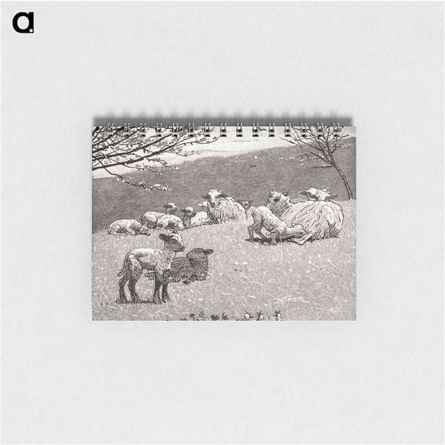 アートメモ帳-Spring Lamb
 - クリーブランド美術館 Memo.