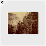 アートポストカード-Tenaya Canyon. Valley of the Yosemite
 - エドワード マイブリッジ Postcard.