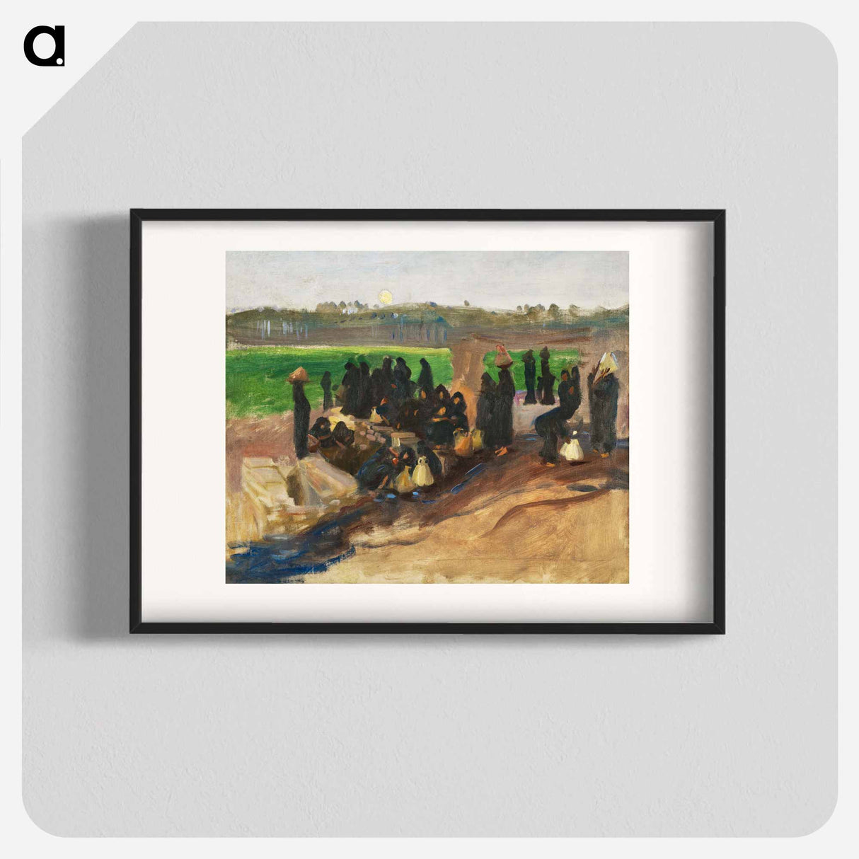 Water Carriers on the Nile - John Singer Sargent Poster.