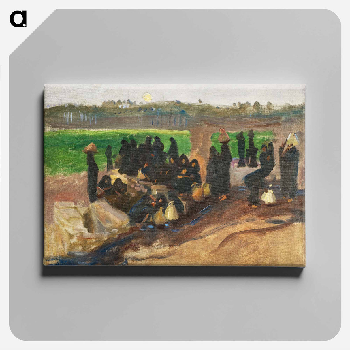 Water Carriers on the Nile - John Singer Sargent Canvas.