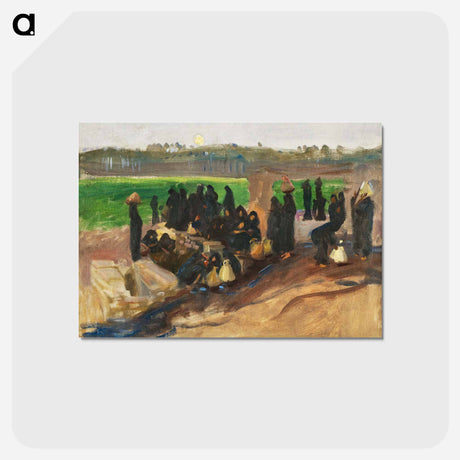 アートポストカード-Water Carriers on the Nile - ジョン シンガー サージェント Postcard.
