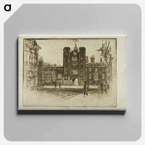 アートパネル-Saint James' Palace, from Saint James' Street
 - ジョセフ ペネル Canvas.
