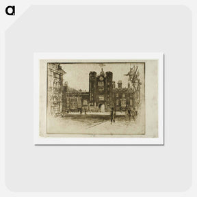 アートポストカード-Saint James' Palace, from Saint James' Street
 - ジョセフ ペネル Postcard.