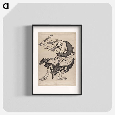 アートポスター-Album of Sketches by Katsushika Hokusai and His Disciples - 葛飾 北斎 Poster.
