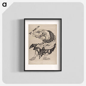 アートポスター-Album of Sketches by Katsushika Hokusai and His Disciples - 葛飾 北斎 Poster.