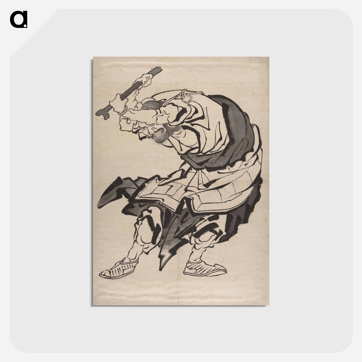 アートポストカード-Album of Sketches by Katsushika Hokusai and His Disciples - 葛飾 北斎 Postcard.