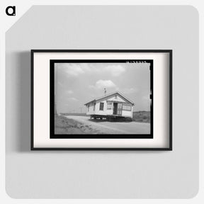 アートポスター-Moving a House
 - ラッセル リー Poster.