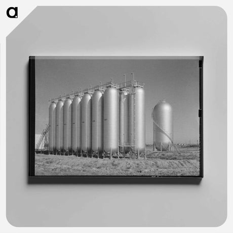 アートパネル-Moving a House
 - ラッセル リー Canvas.