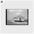アートポストカード-Moving a House
 - ラッセル リー Postcard.