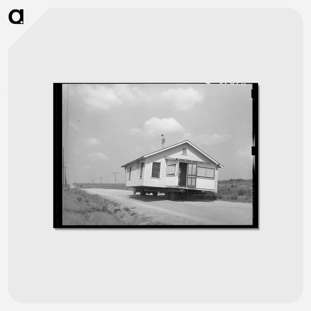 アートポストカード-Moving a House
 - ラッセル リー Postcard.