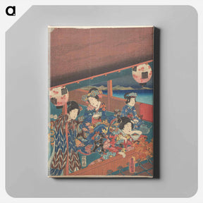 アートパネル-Utagawa Kunisada Print
 - 歌川 国貞 Canvas.