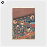アートポストカード-Utagawa Kunisada Print
 - 歌川 国貞 Postcard.