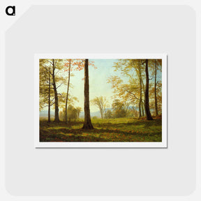 アートポストカード-In The Yosemite Valley - アルバート ビアスタット Postcard.