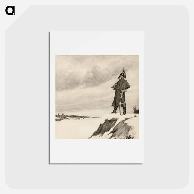 アートポストカード-Adlercreutz at siikajoki - アルバート エーデルフェルト Postcard.