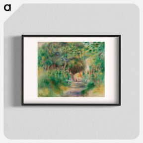 アートポスター-Landscape with Woman Gardening
 - バーンズ・コレクション Poster.