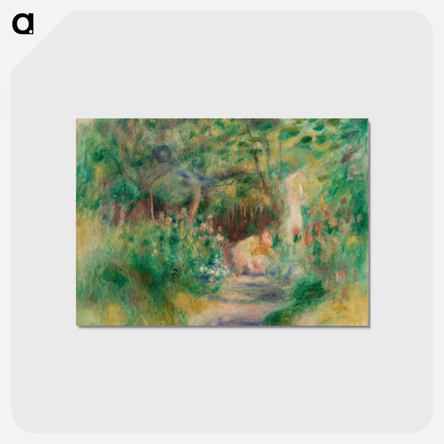 アートポストカード-Landscape with Woman Gardening
 - バーンズ・コレクション Postcard.