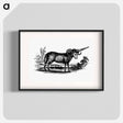 アートポスター-Victorian Goat Engraving
 - 大英図書館 Poster.