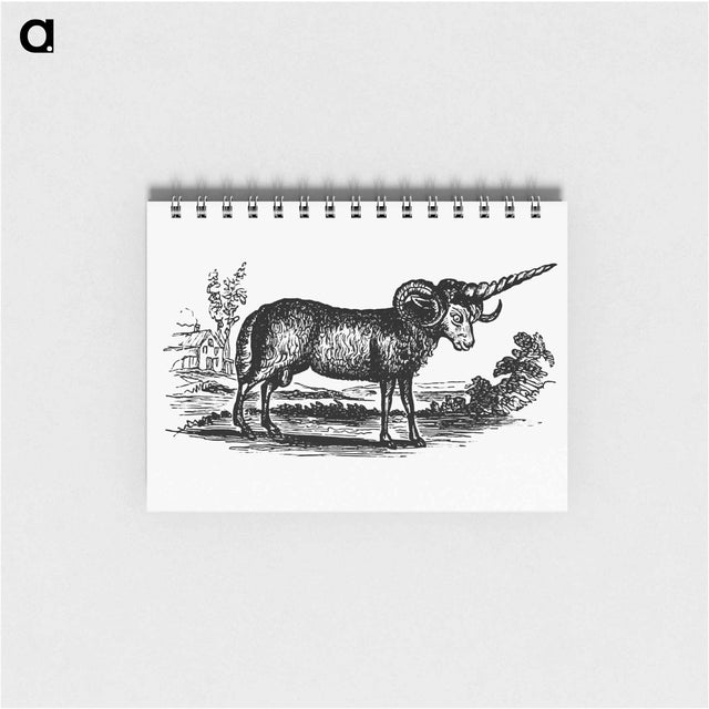 アートメモ帳-Victorian Goat Engraving
 - 大英図書館 Memo.