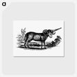 アートポストカード-Victorian Goat Engraving
 - 大英図書館 Postcard.