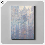 The Portal of Rouen Cathedral in Morning Light - Claude Monet Canvas.