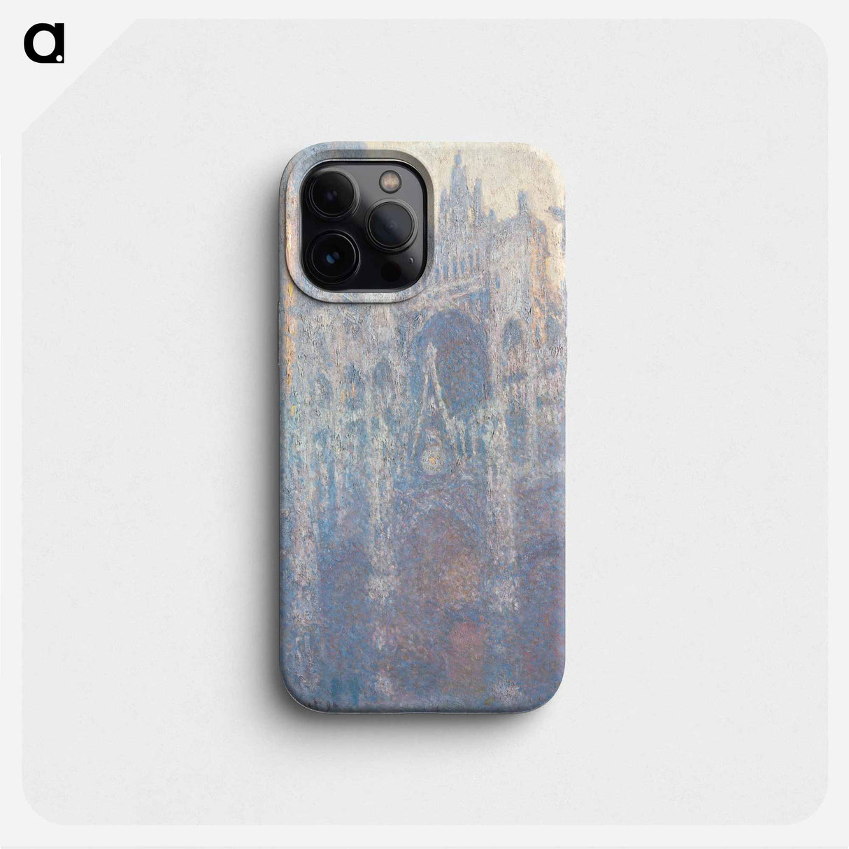 The Portal of Rouen Cathedral in Morning Light - Claude Monet Phone Case.