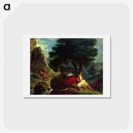 3-67_Eugene-Delacroix_hagaki
