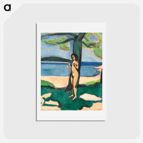 アートポストカード-Nu Au Bord De La Mer - アンリ マティス Postcard.