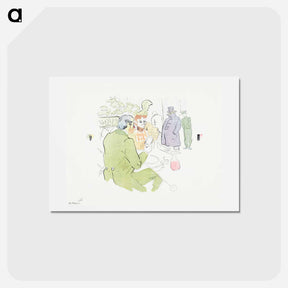 アートポストカード-Snobbery - アンリ ド トゥールーズ ロートレック Postcard.