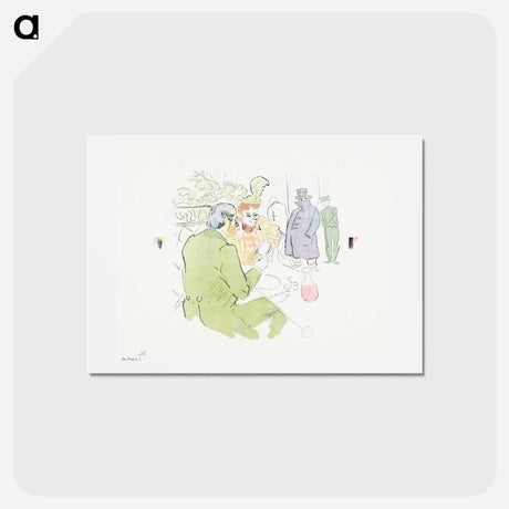 アートポストカード-Snobbery - アンリ ド トゥールーズ ロートレック Postcard.