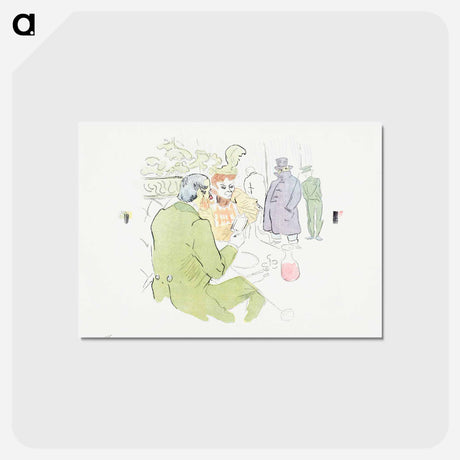 アートポストカード-Snobbery - アンリ ド トゥールーズ ロートレック Postcard.